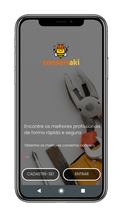 Demonstração do app ConsertAki
